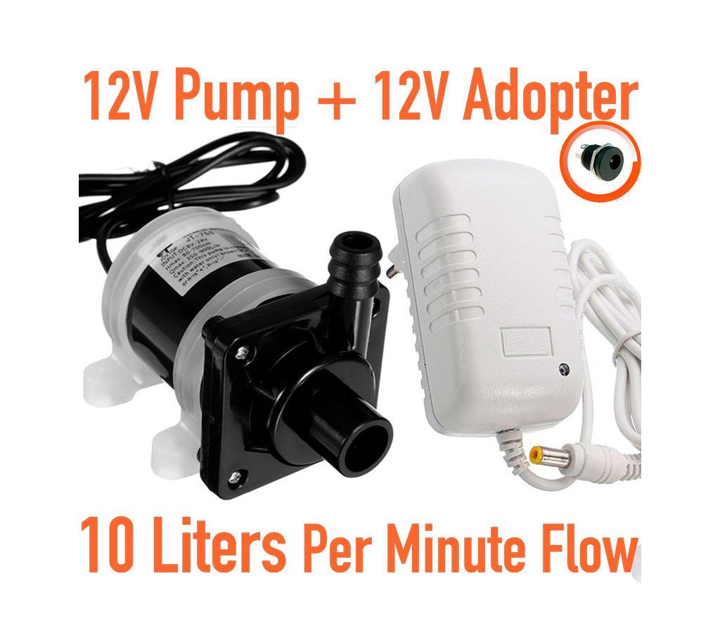 Submersible Pump with 12 volt Adapter