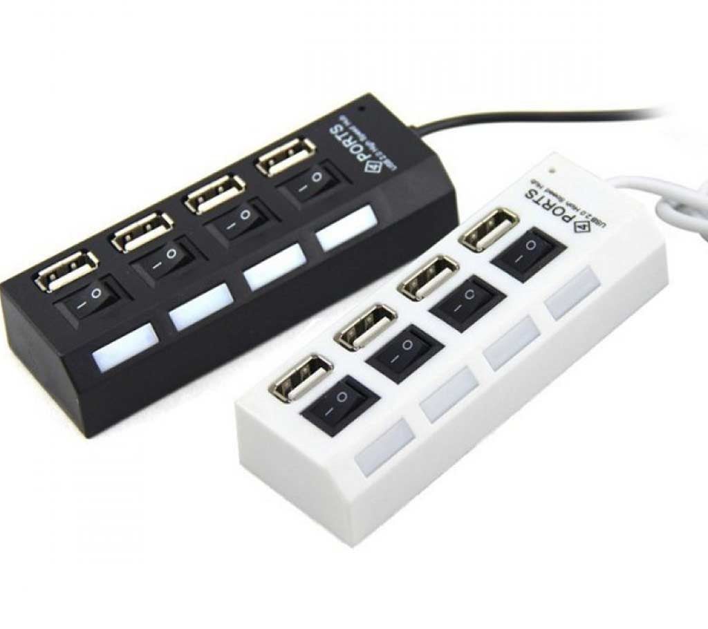 4 Port USB Hub 