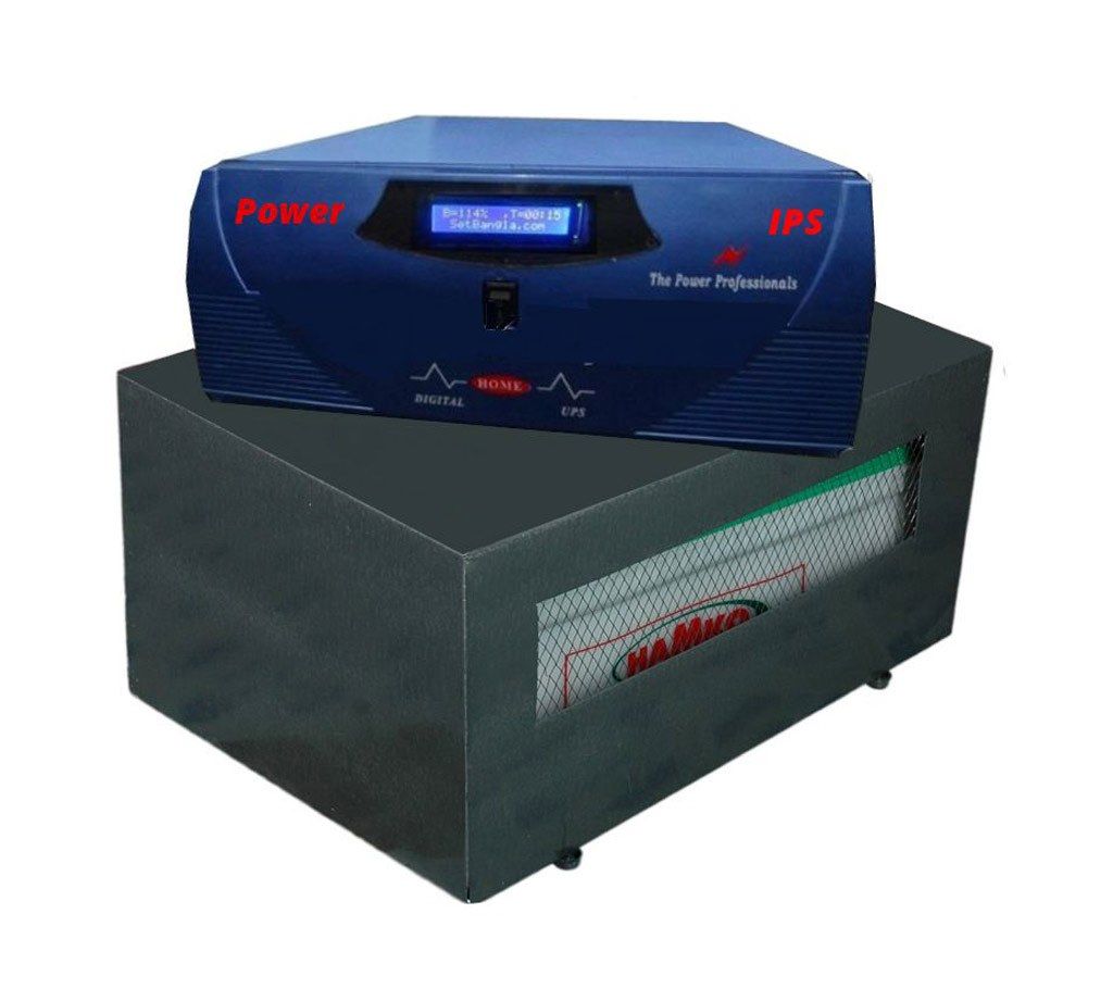 IPS 800VA 4-Light 4-Fan 165Ah Battery
