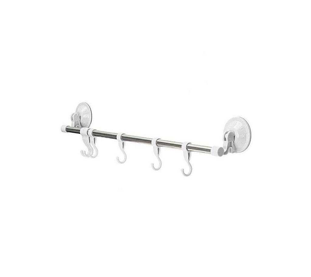 Bathroom Suction Cap Hook Hanger - White