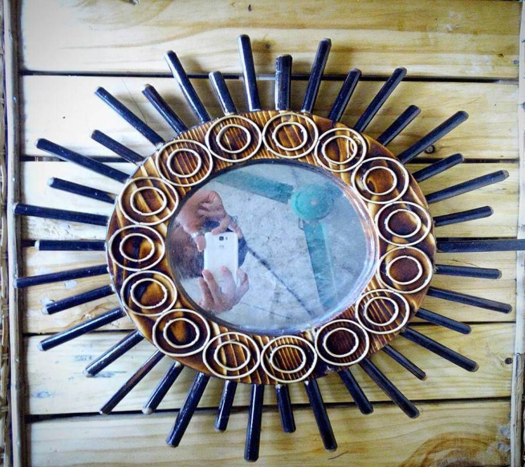 Wood,Cane,Jute stick Dressing Table