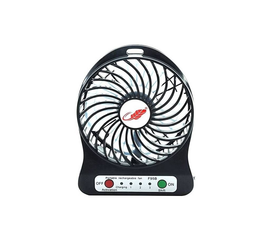 Mini Portable Desktop Fan - Black
