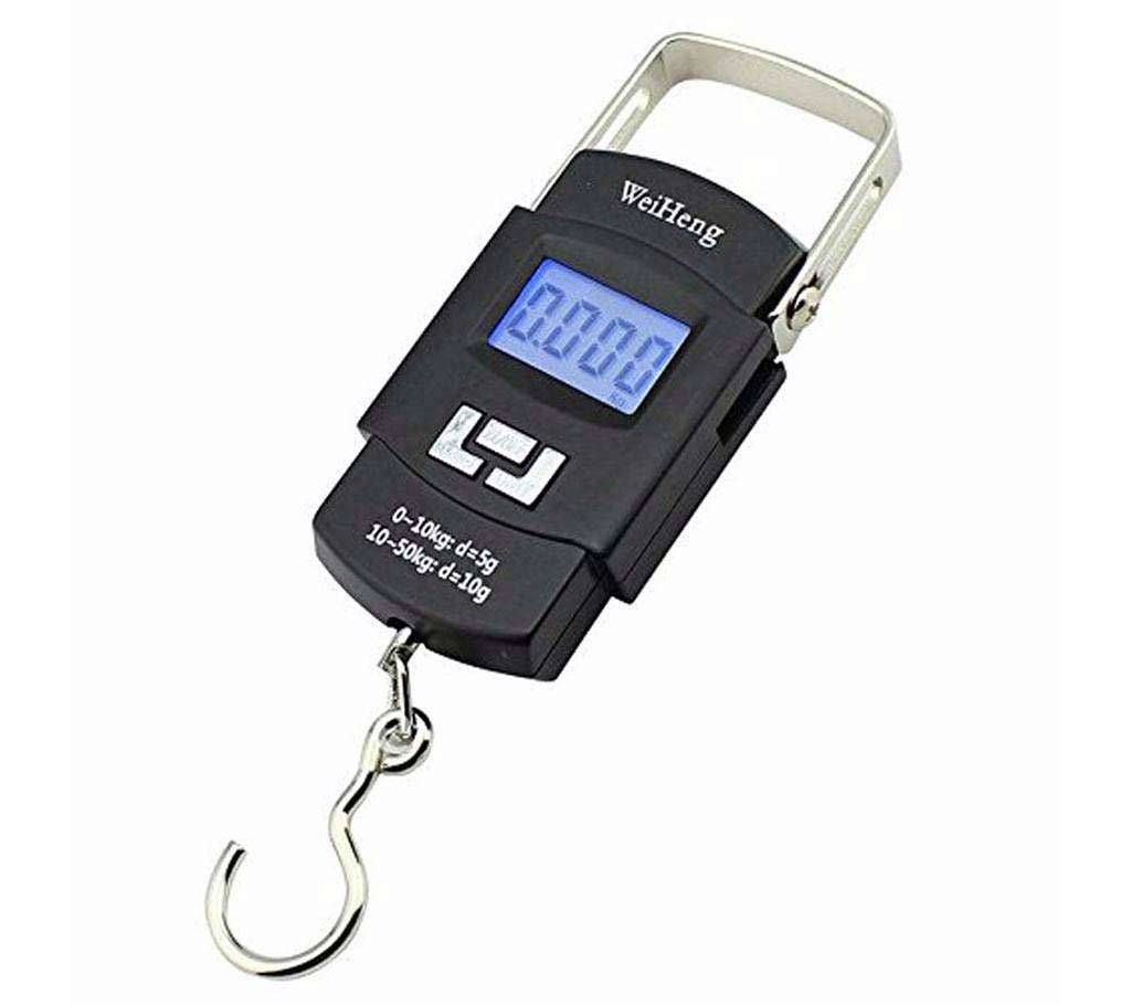 Digital Electronic Hanging Scales 50kg - Black