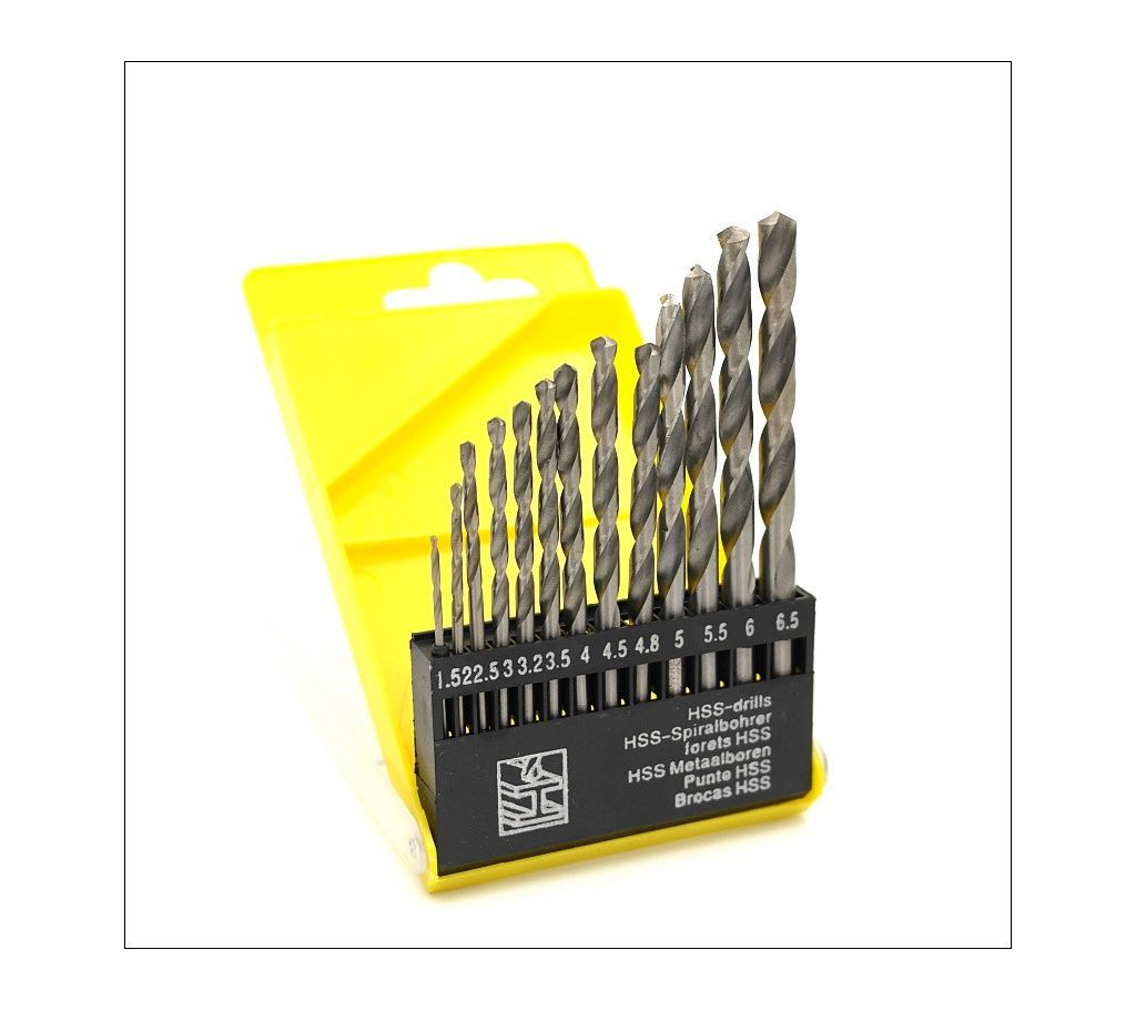 13pcs/lot HSS High Speed Steel Cobalt Drill Bit Set