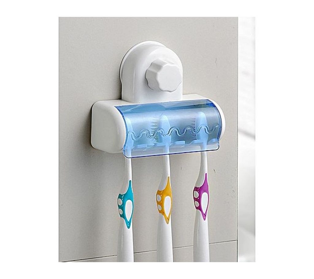 Toothbrush Holder With Magic Suction Cup