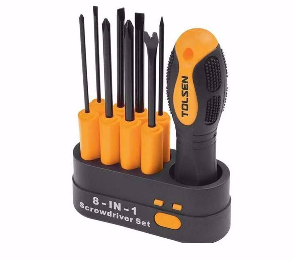 8 in 1 multy purpus screw driver set