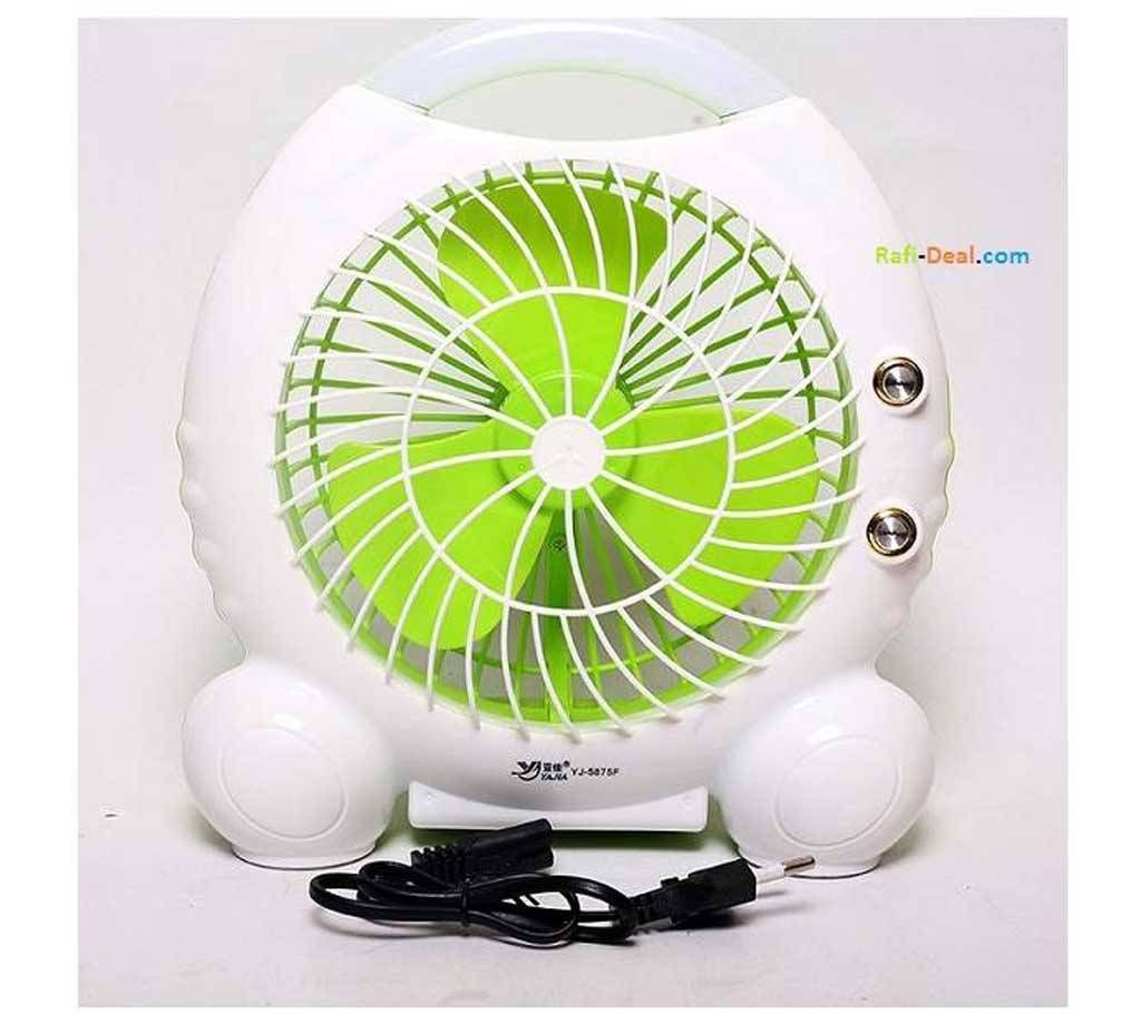 Rechargeable Fan And Light