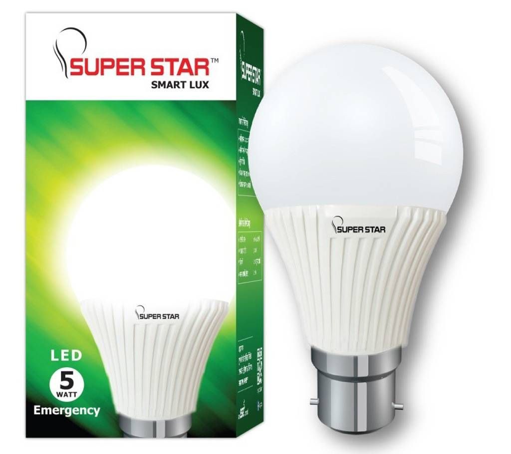 Super Star LED SMART LUX BULB 5W Emergency E27