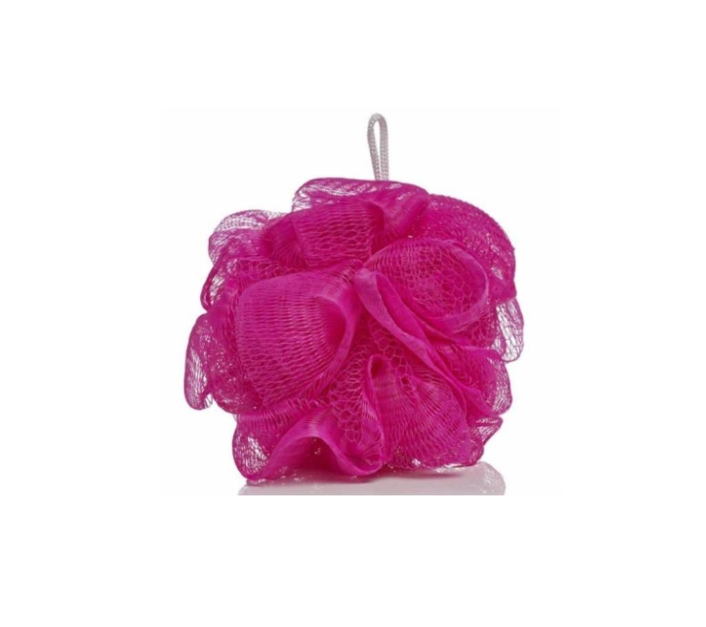 Loofah Flower Bath Shower Wash Sponge - Magenta