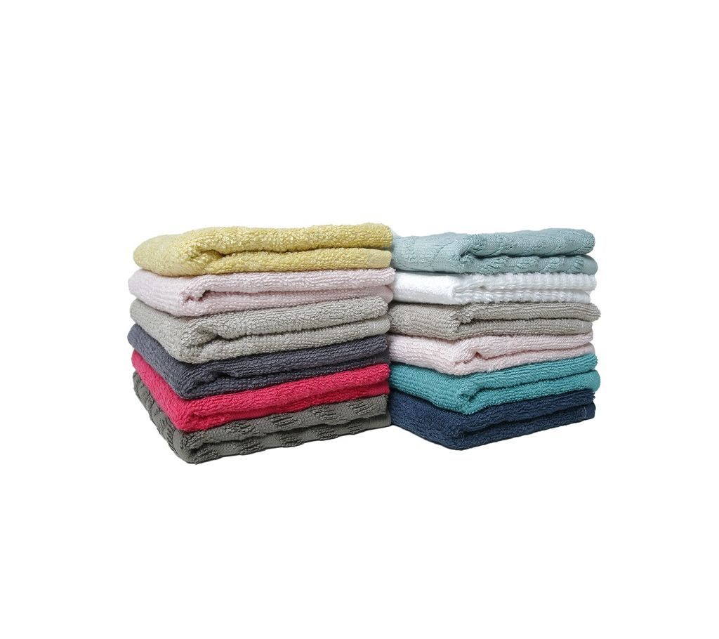 6 Piece Face Towel Assorted Color