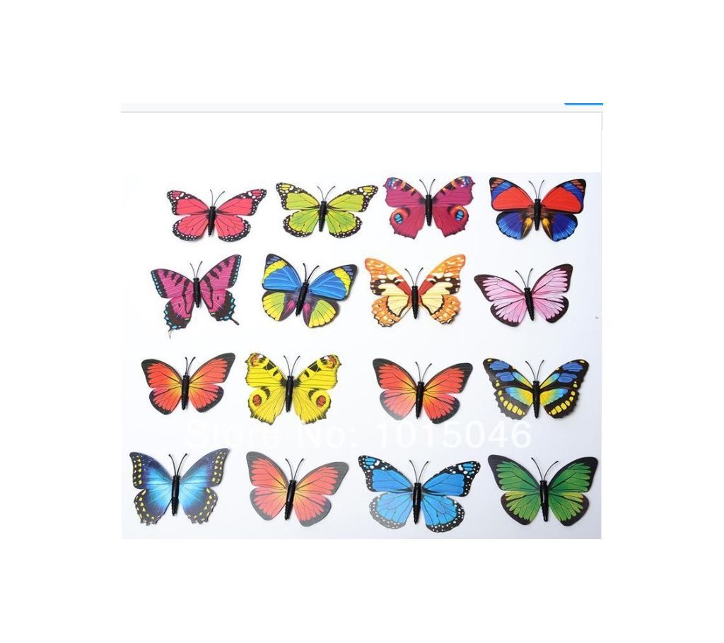 3D Artificial Butterfly Decorations Magnets Craft