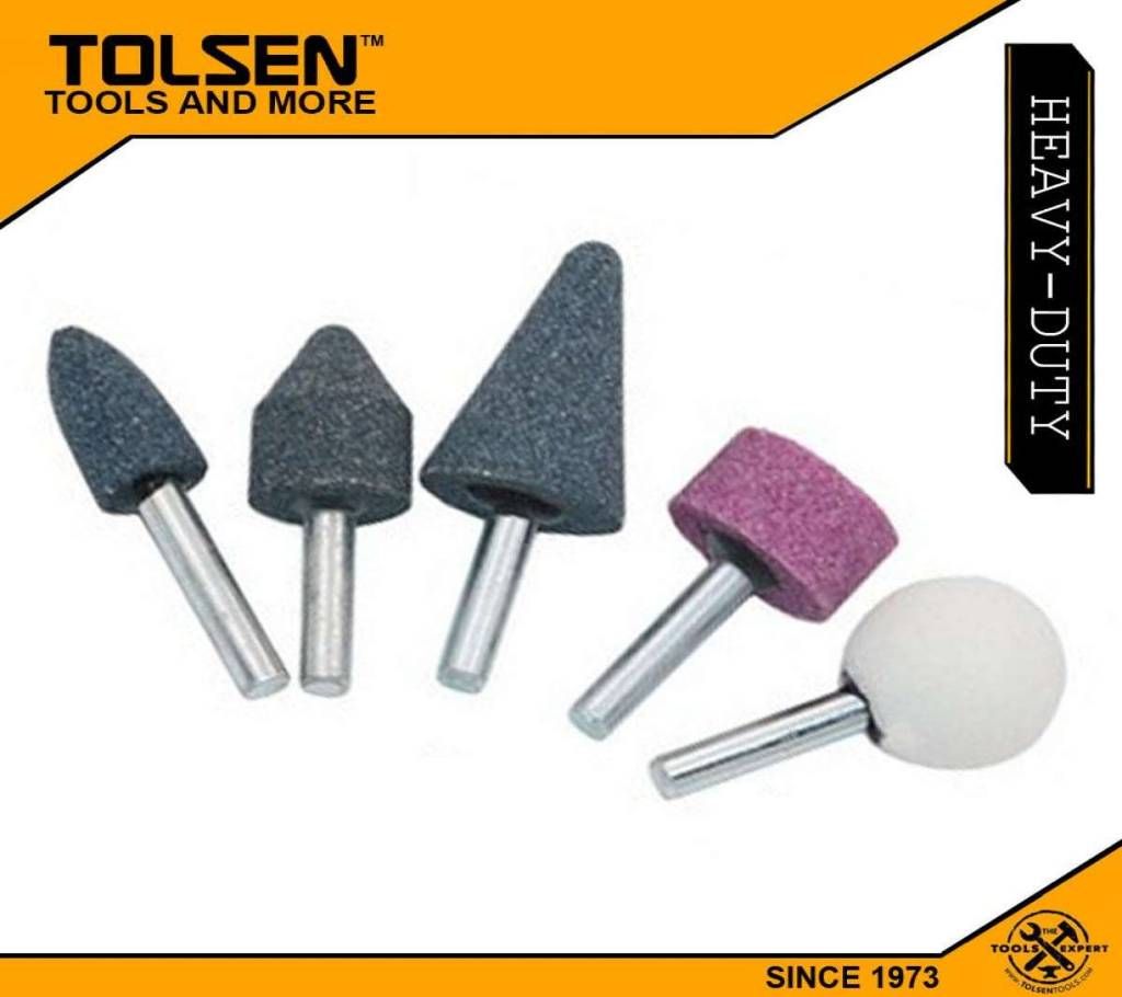 TOLSEN Heavy Duty 5pcs Mounted Stone Set (6x27mm) 77110