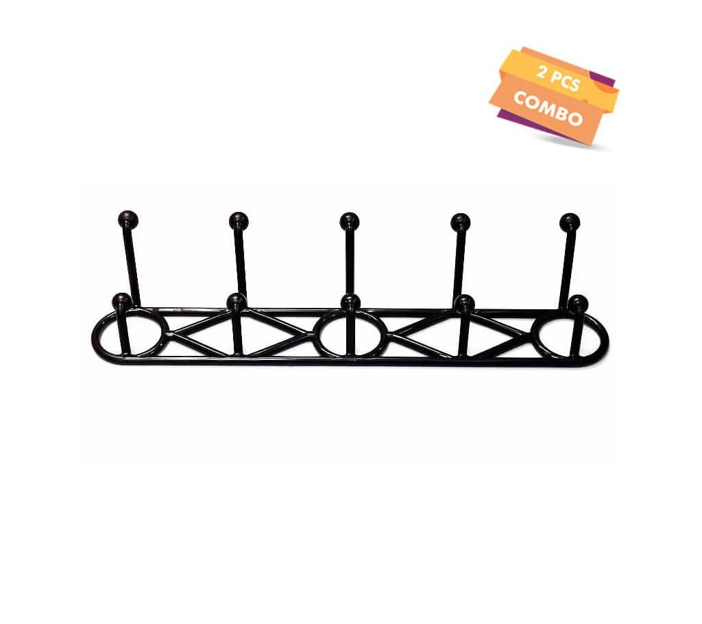 79207 Wall Hanger - Black (Combo of 2)