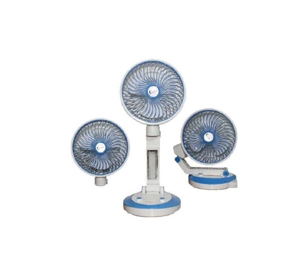 Supermoon Rechargeable Folding Table Fan with Light-SM 6610