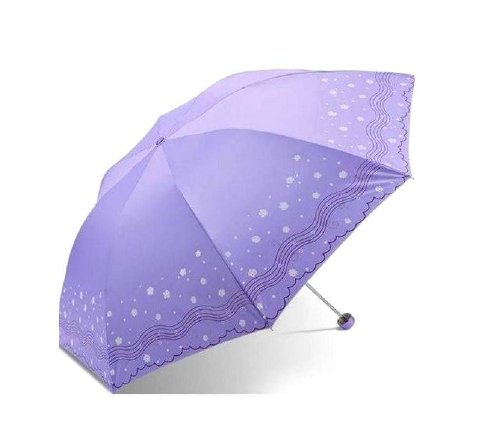 3 Folding Umbrella Purple