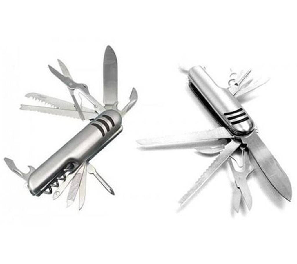 11 in 1 Multi function Army Knife for camping, fishing and outdoor activities, Best Swiss Army Pocket Knife