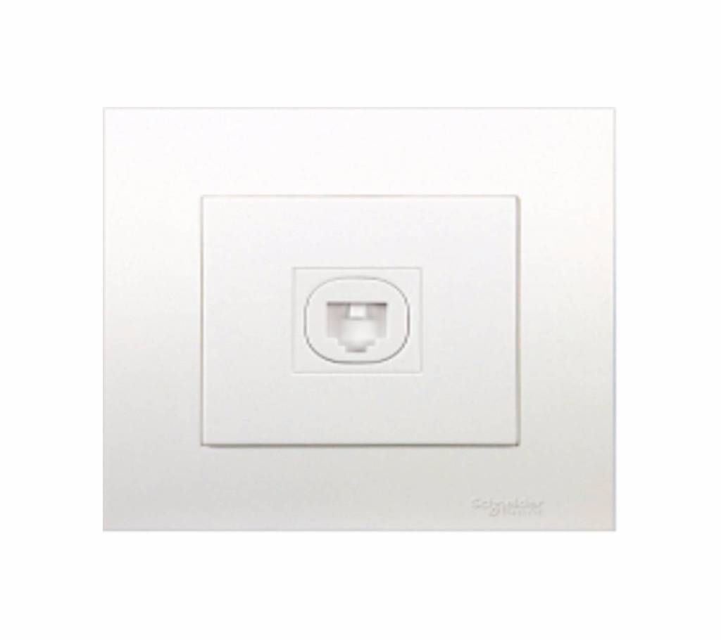 1 Gang Telephone Outlet with Shutter KB31TS
