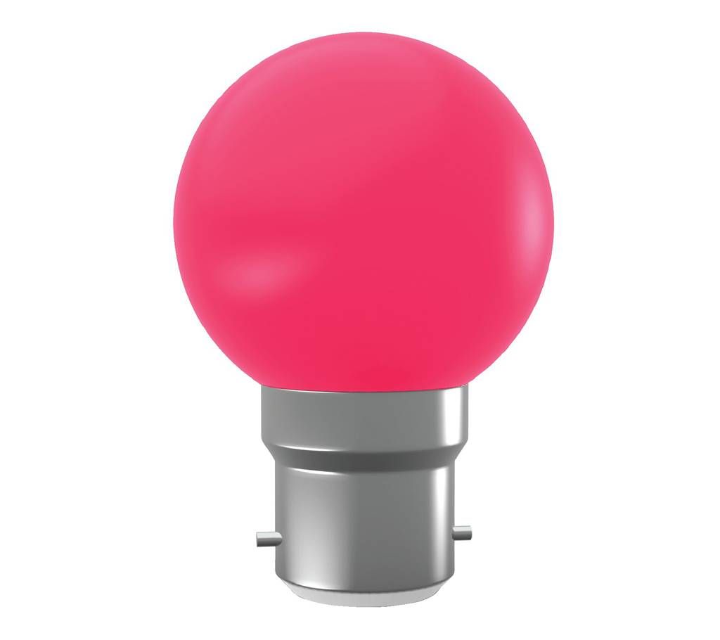 Super Star AC LED 0.5W PINK E-27 COLORLUX ROUND
