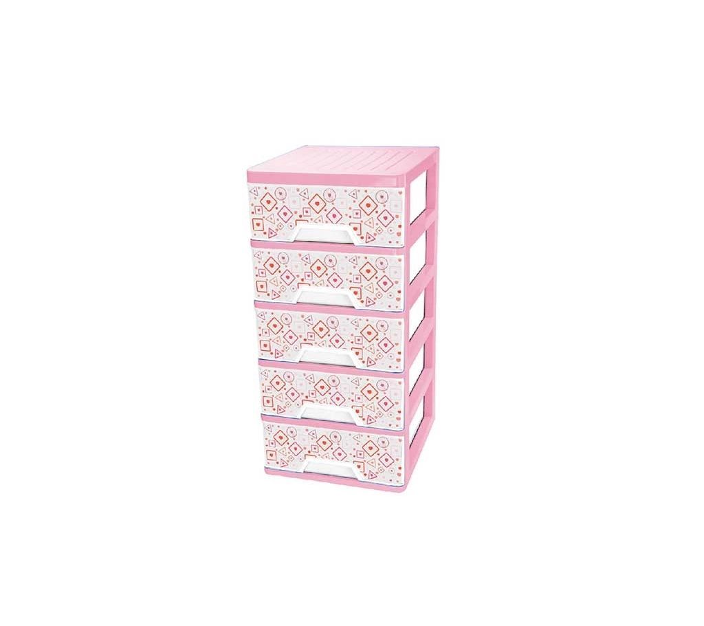 Premium Closet 5 Drawer Light Pink