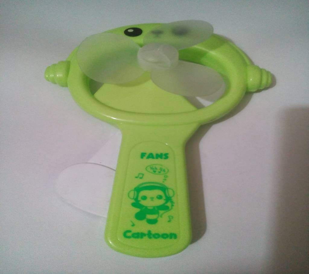 Mobile hand fan for children
