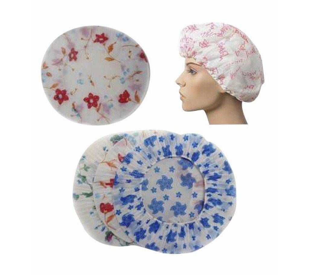 Pack of 3 Terry Lined Shower Makeup Cap