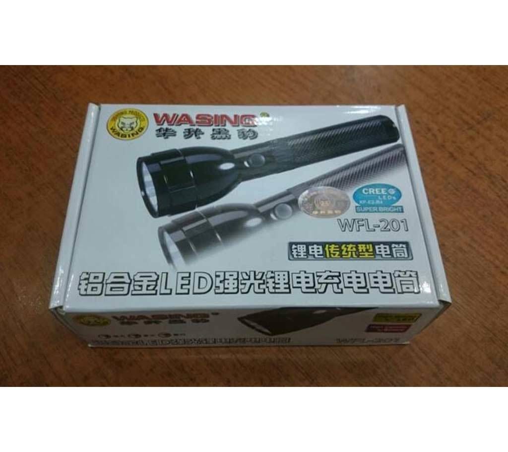 Wasing Li-ion Torch Light With Battery