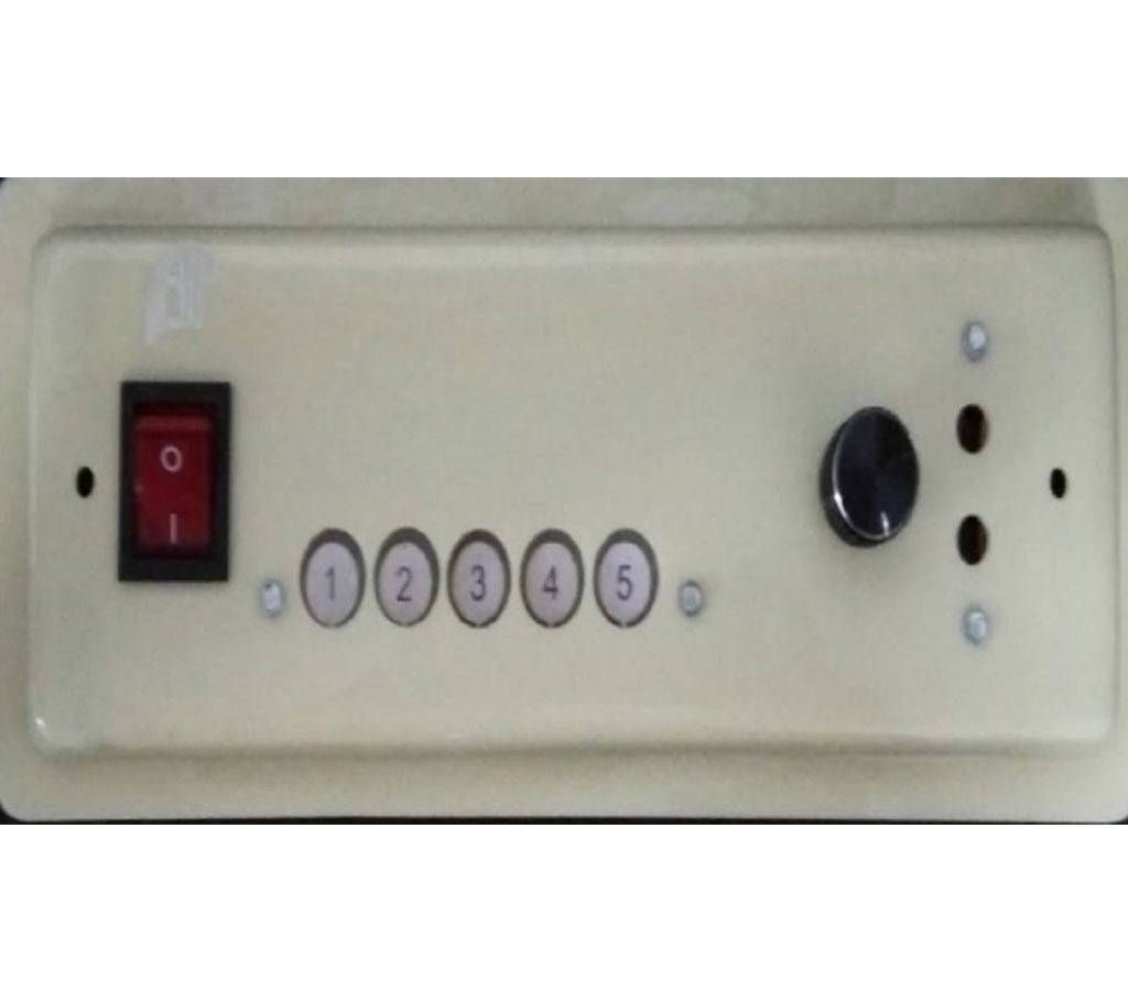 Digital Remote Control Switch Bord 5 Switch Black
