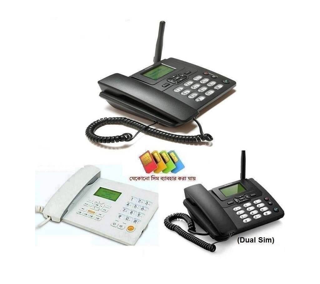 SIM supported land-phone (Duel Sim)