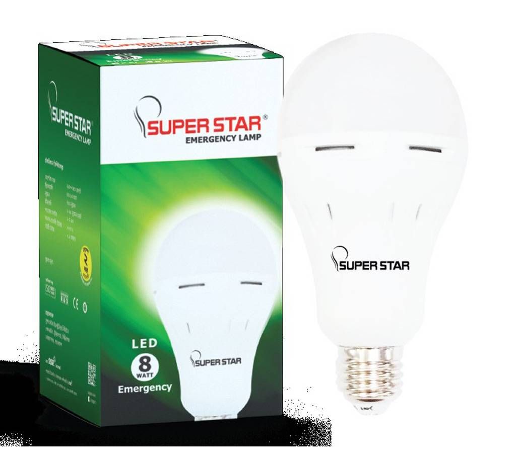 Super Star LED SMART LUX BULB 8W Emergency B22