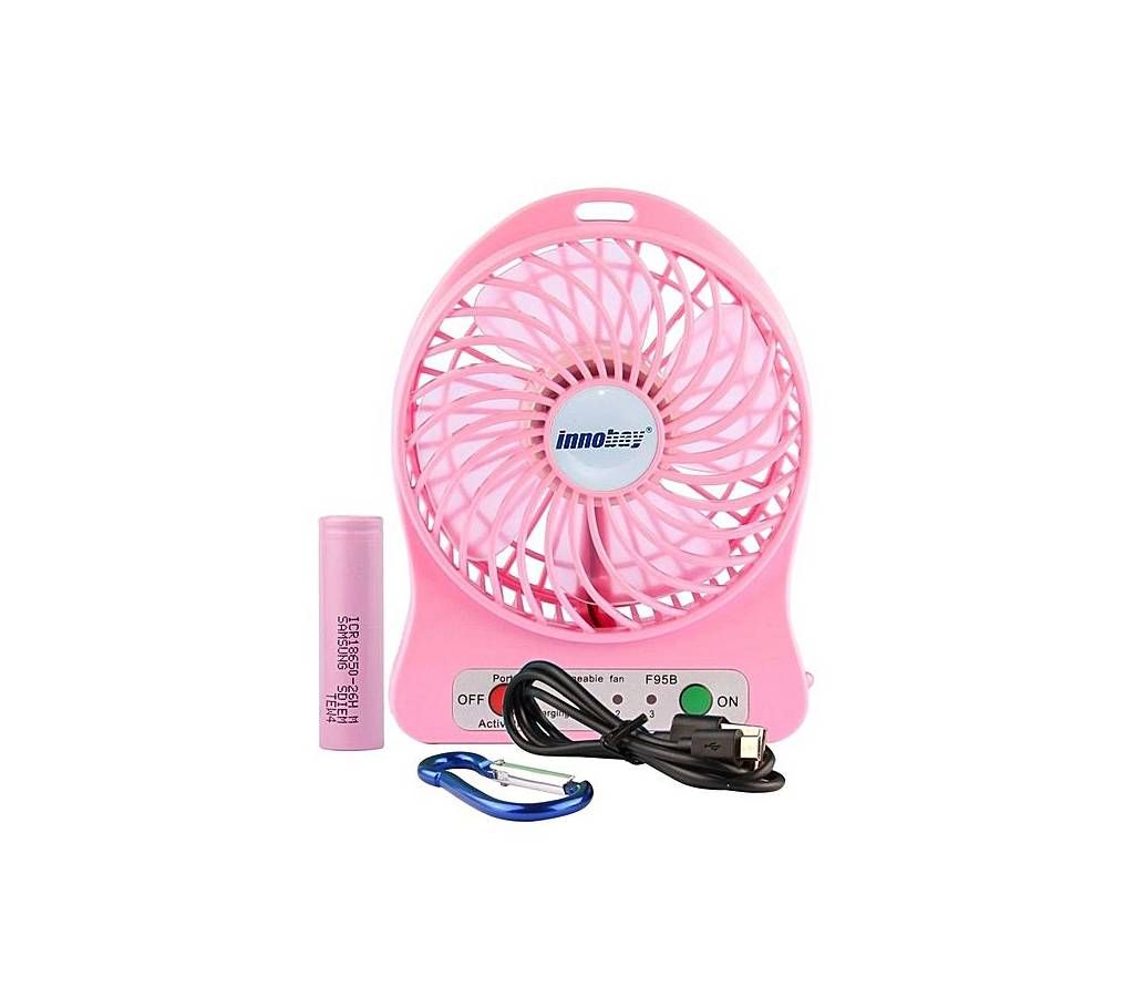 Mini Portable Desktop Fan - Pink