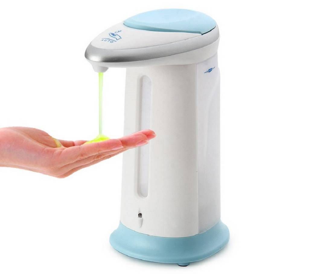 Auto Sensor Liquid Soap Dispenser - White and Blue
