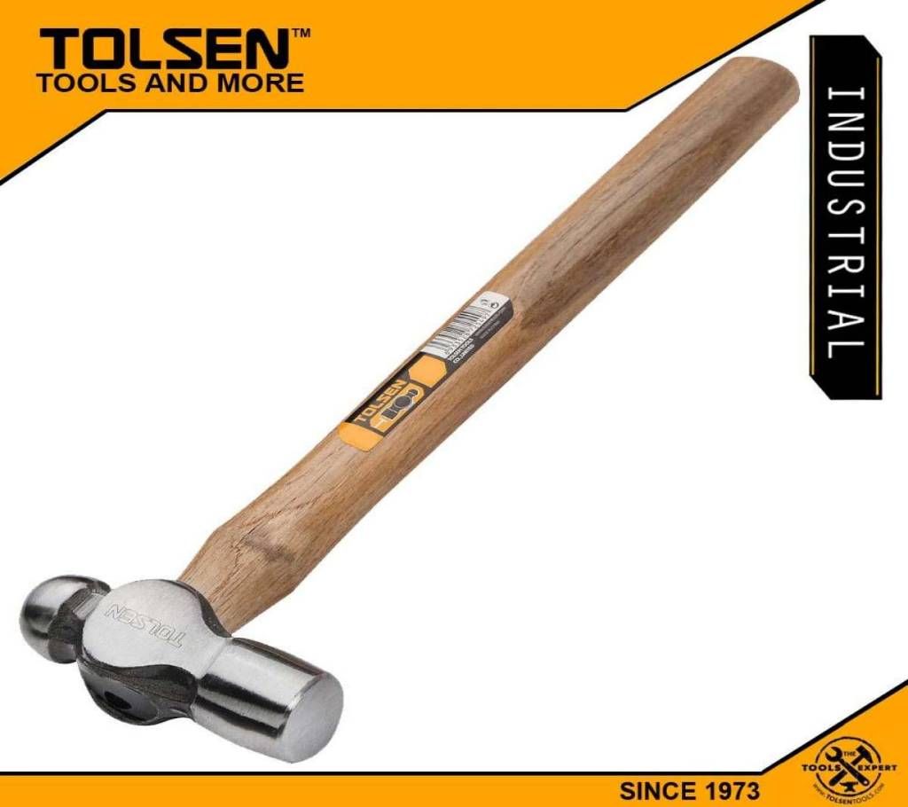 TOLSEN Ball Pein Hammer (32 OZ/ 900g) Wooden Handle 25145