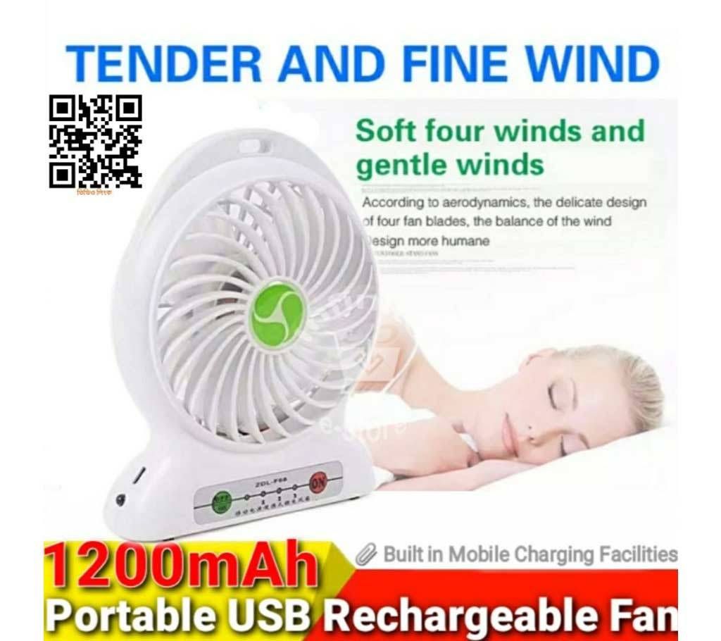 LED Mini USB Portable rechargeable fan 18650 li ion Rechargeable Battery Outdoor Camping office USB Cooler fans