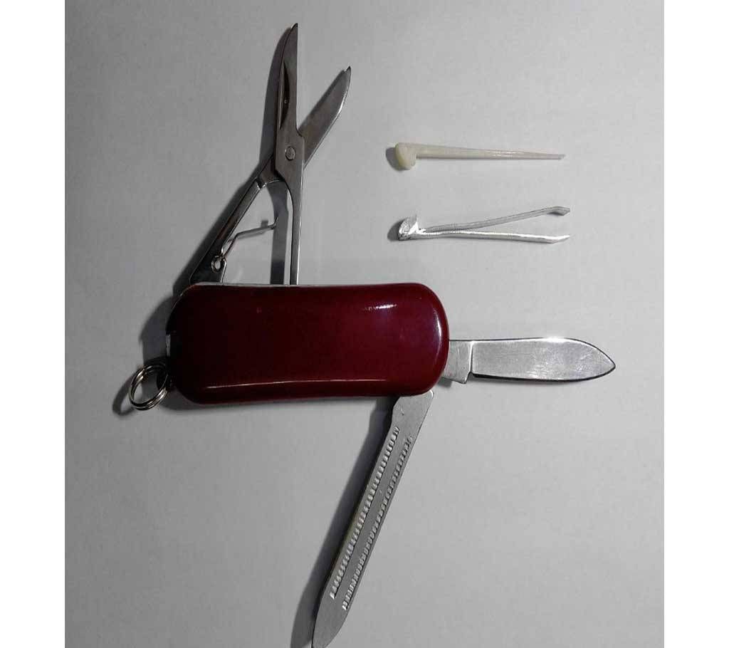 6 in 1 Multi function mini Army Knife
