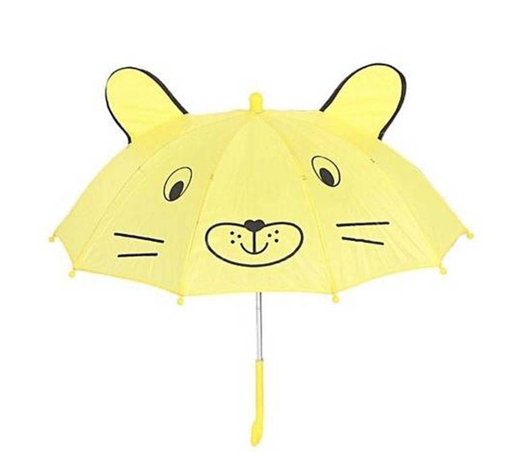 Metal and Polyester Fashionable Umbrella - Yellow
