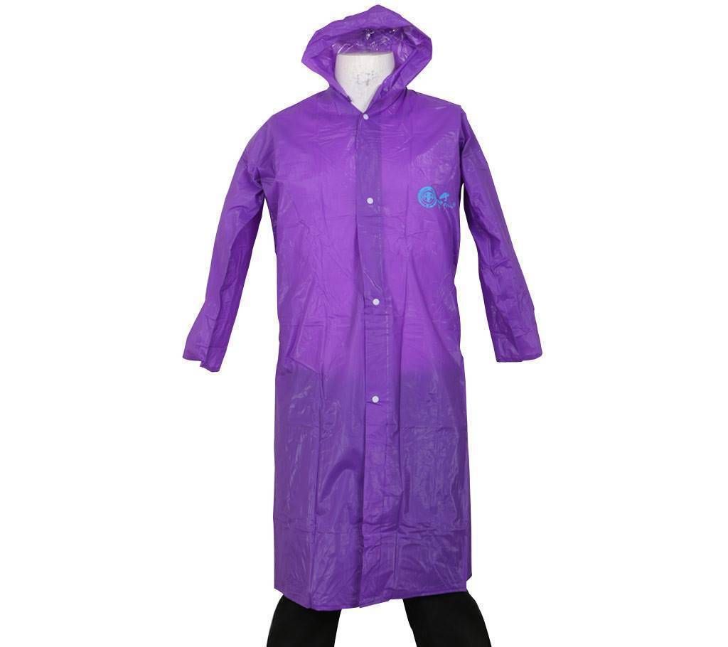 Polyester Rain Coat - Purple