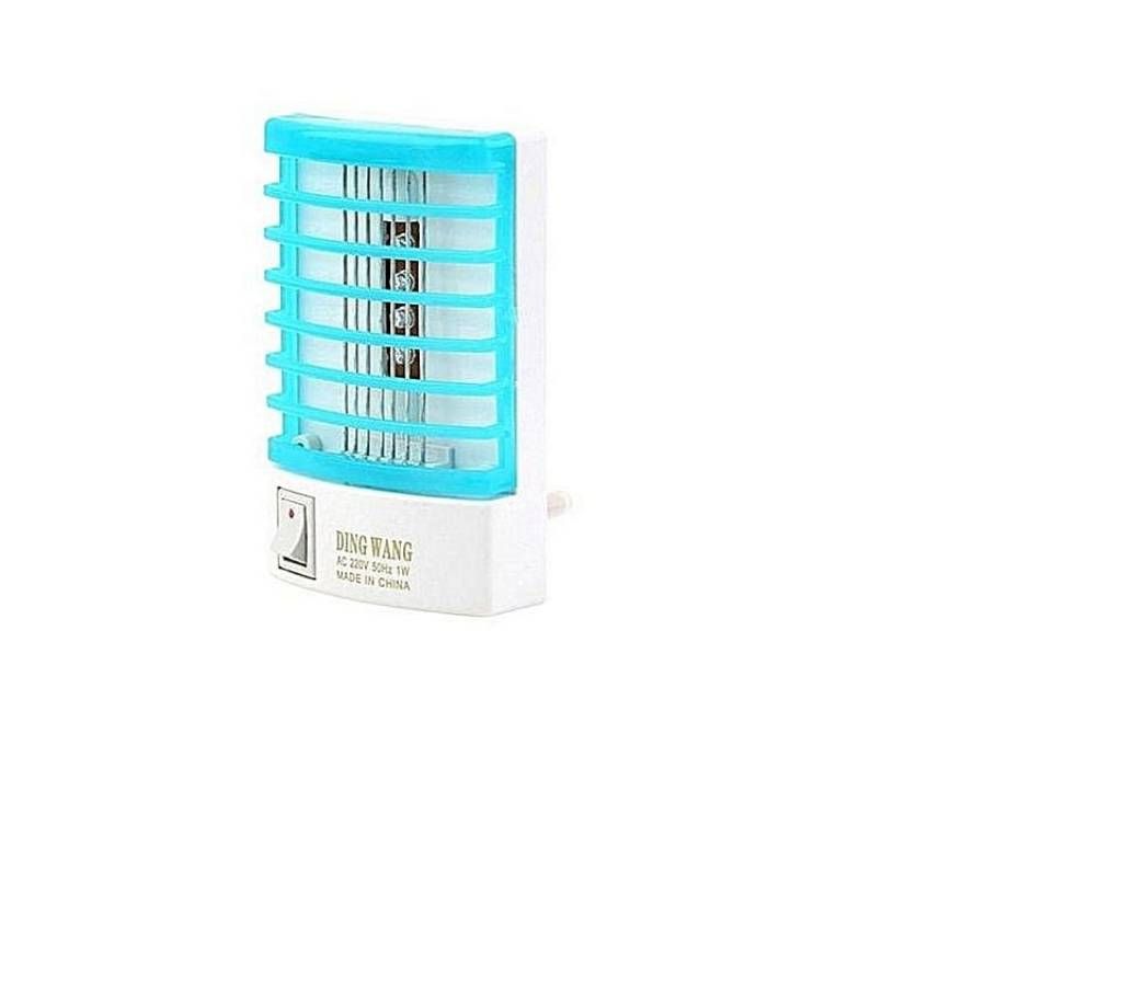 Electric Mosquito Killer Night Lamp - White and Sky Blue