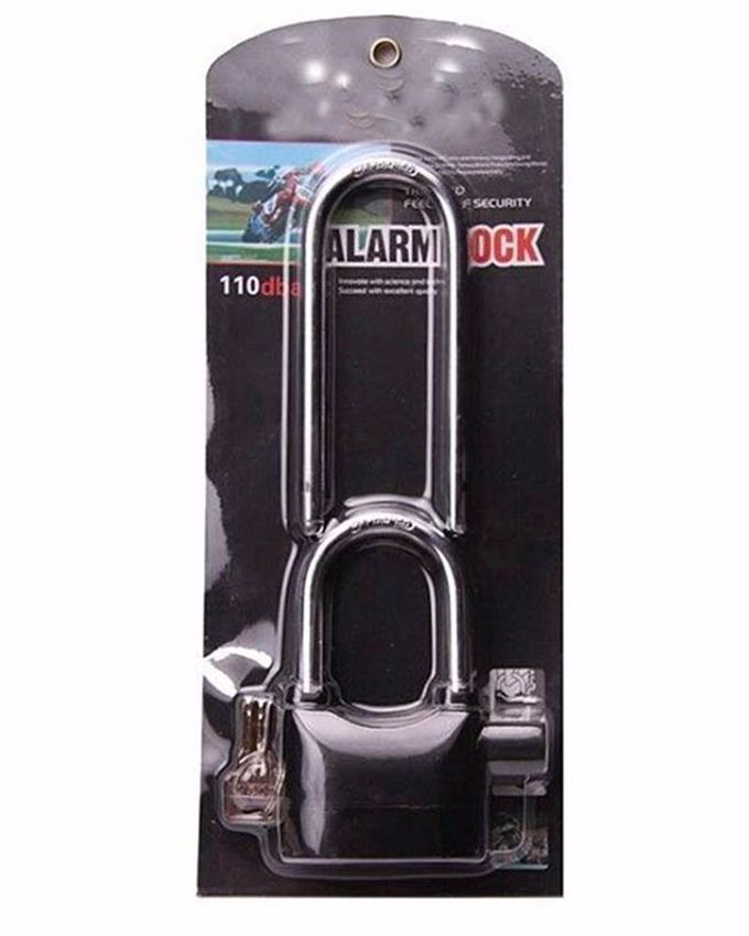 Bike and house security alarm lock   