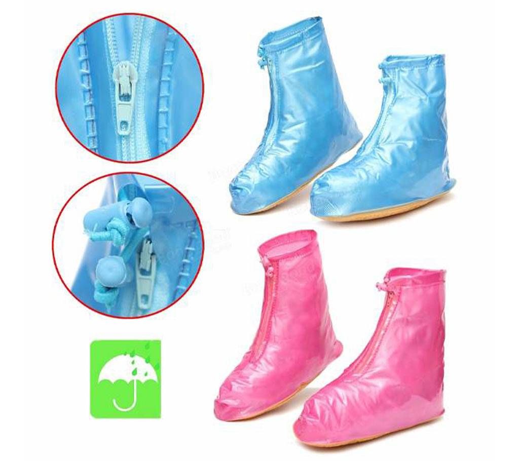 Waterproof Shoe Covers Flattie Rain Rainproof Zip