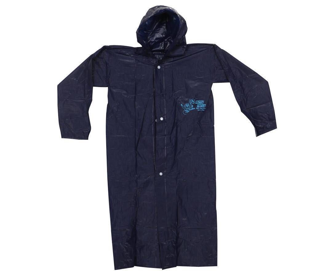Polyester Rain Coat - Navy Blue