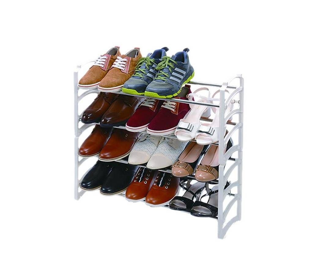 4 Tier Stainless Steel Shoes Rack