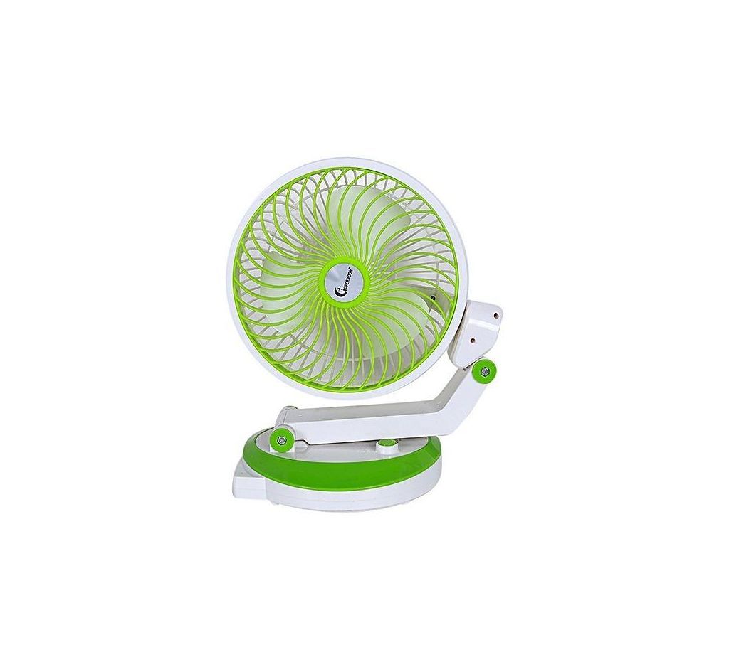SM 6610 - Supermoon Rechargeable Folding Table Fan with Light