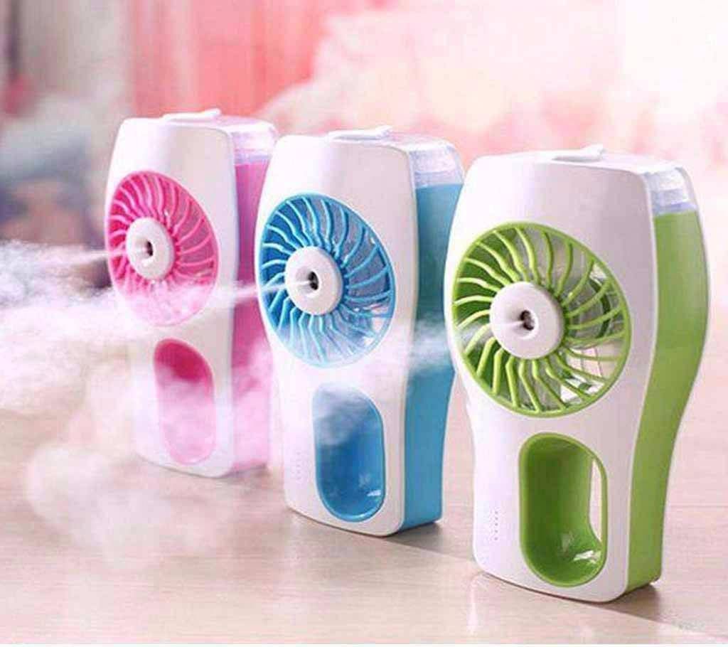 Humidifying Rechargeable Cooler Mini fan - 1 Piece