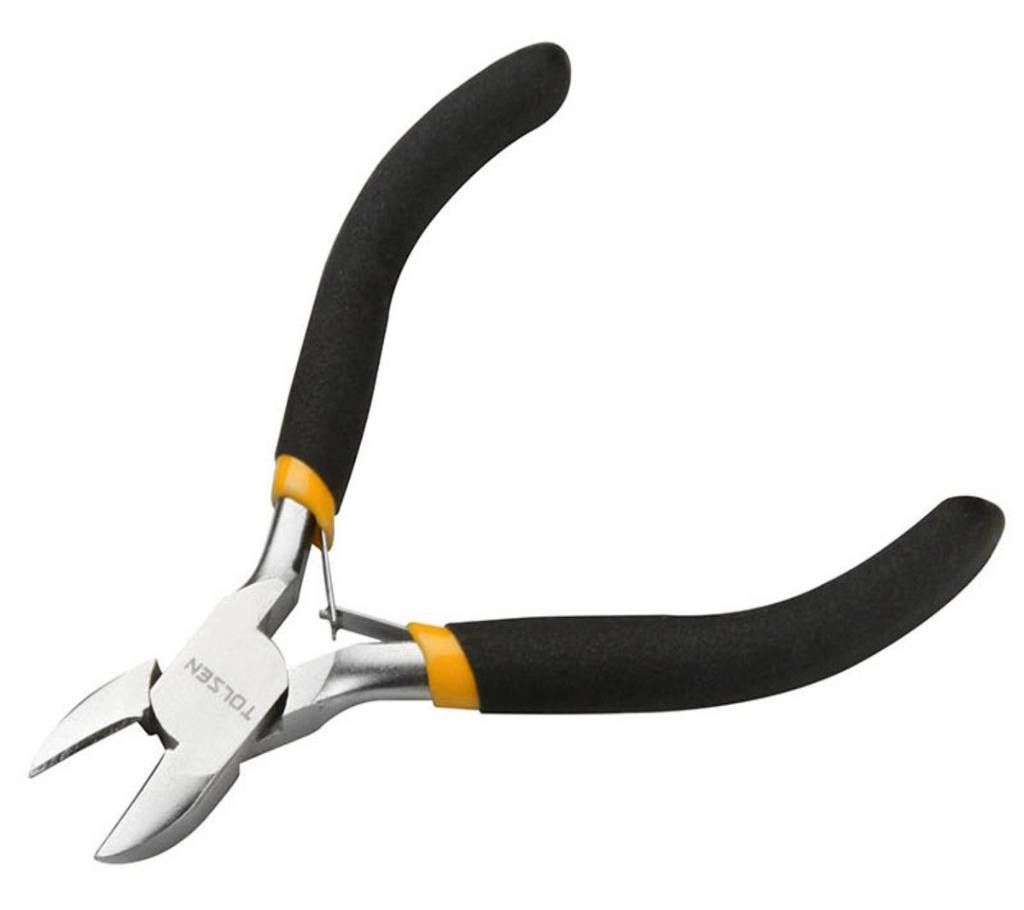 Tolsen Mini Diagonal Cutting Pliers (4.5") 10033 Bi-Dipped Handle