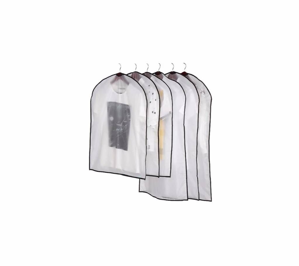 1Pcs Zipper Waterproof Suit Coat Protector Wardrobe Clothes Organizer