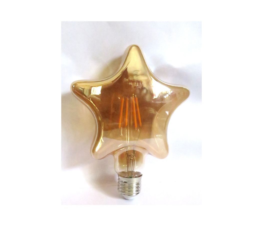 Edison Bulb with Holder- Star
