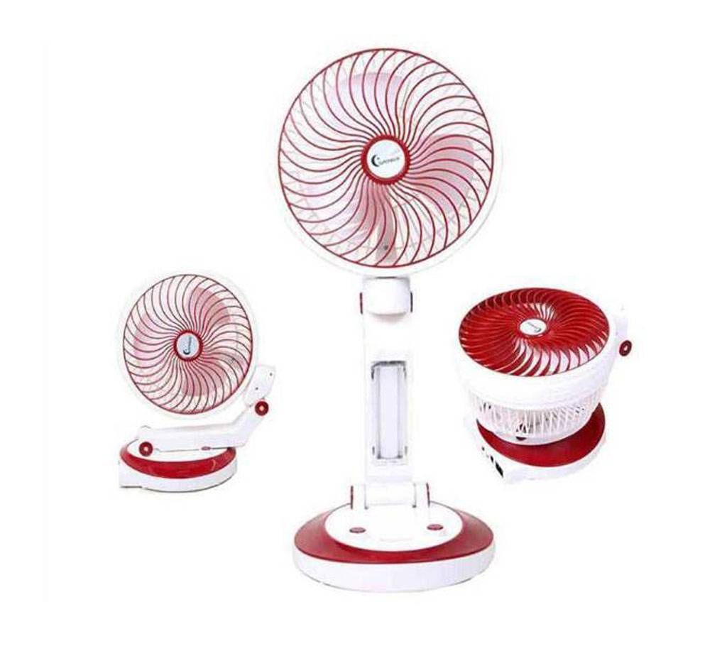 Supermoon Rechargeable Folding fan with Light