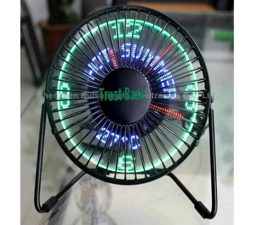 LED Clock Fans