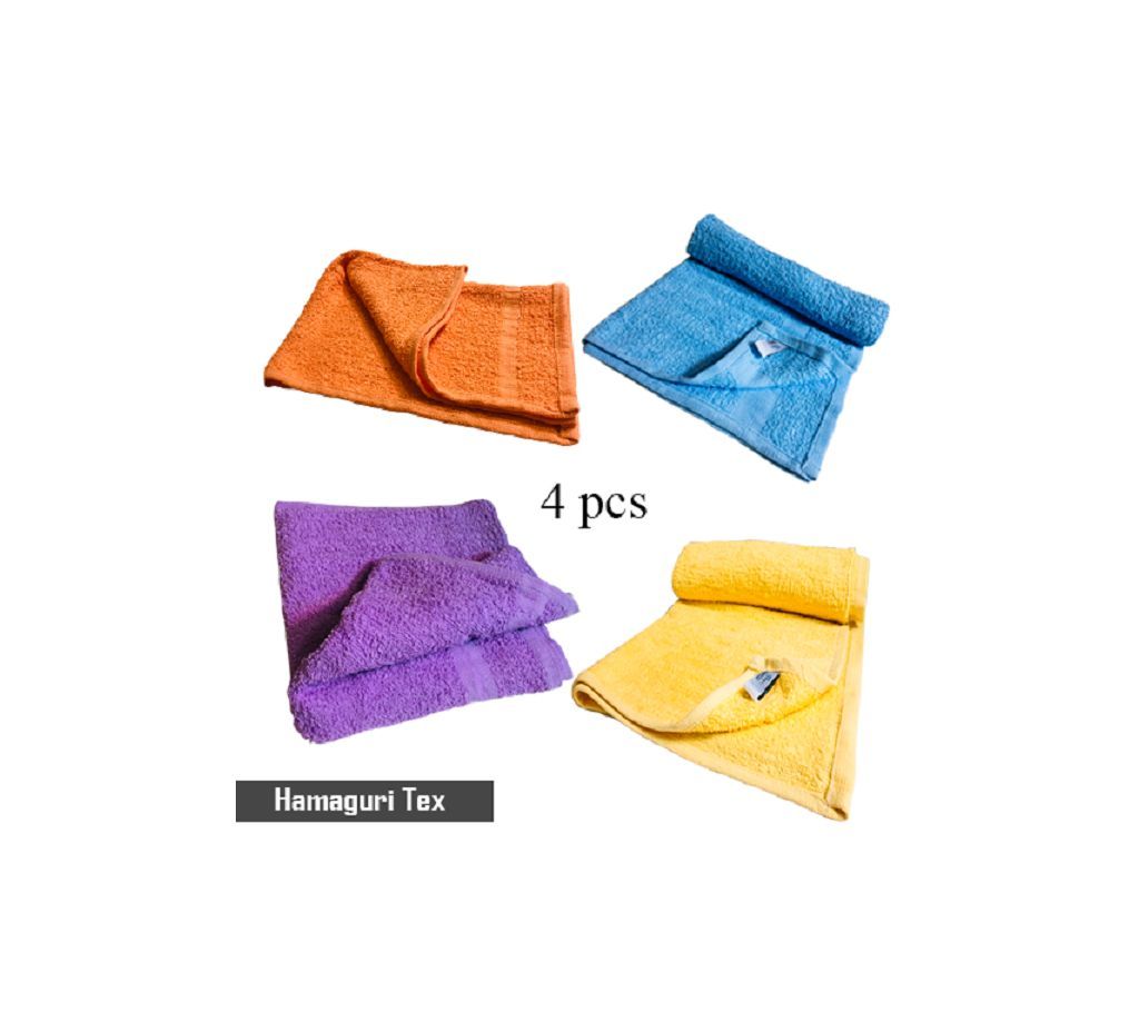 4 pcs 100 % Premium Quality Bath Towel