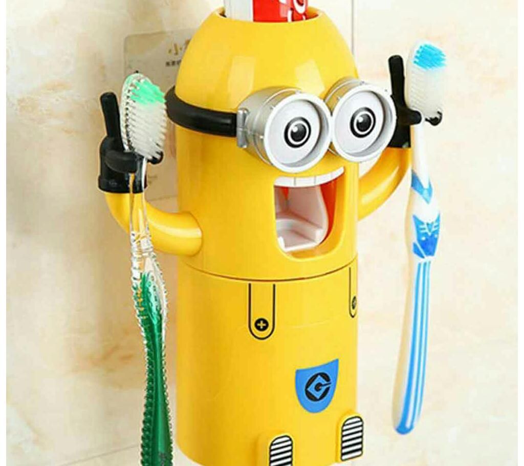 Minion toothpaste and brush Holder